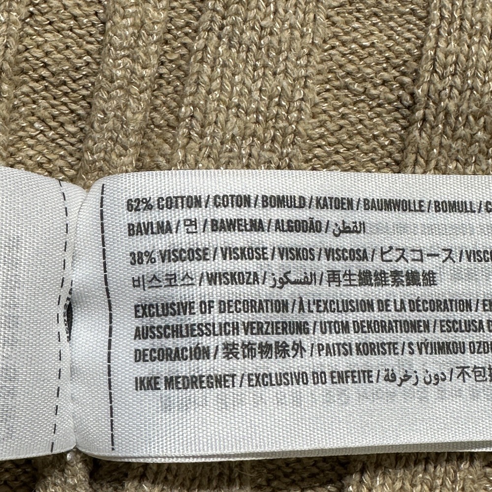 Hollister California‎ Women's Sweatshirt Size S Short Cable Knit Oversized - Picture 4 of 9